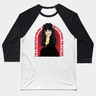 BIKING VAMPIRE WITCH Baseball T-Shirt